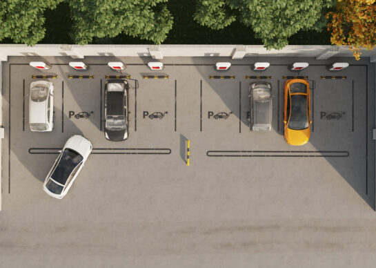 top-view-electric-cars-parking-lot